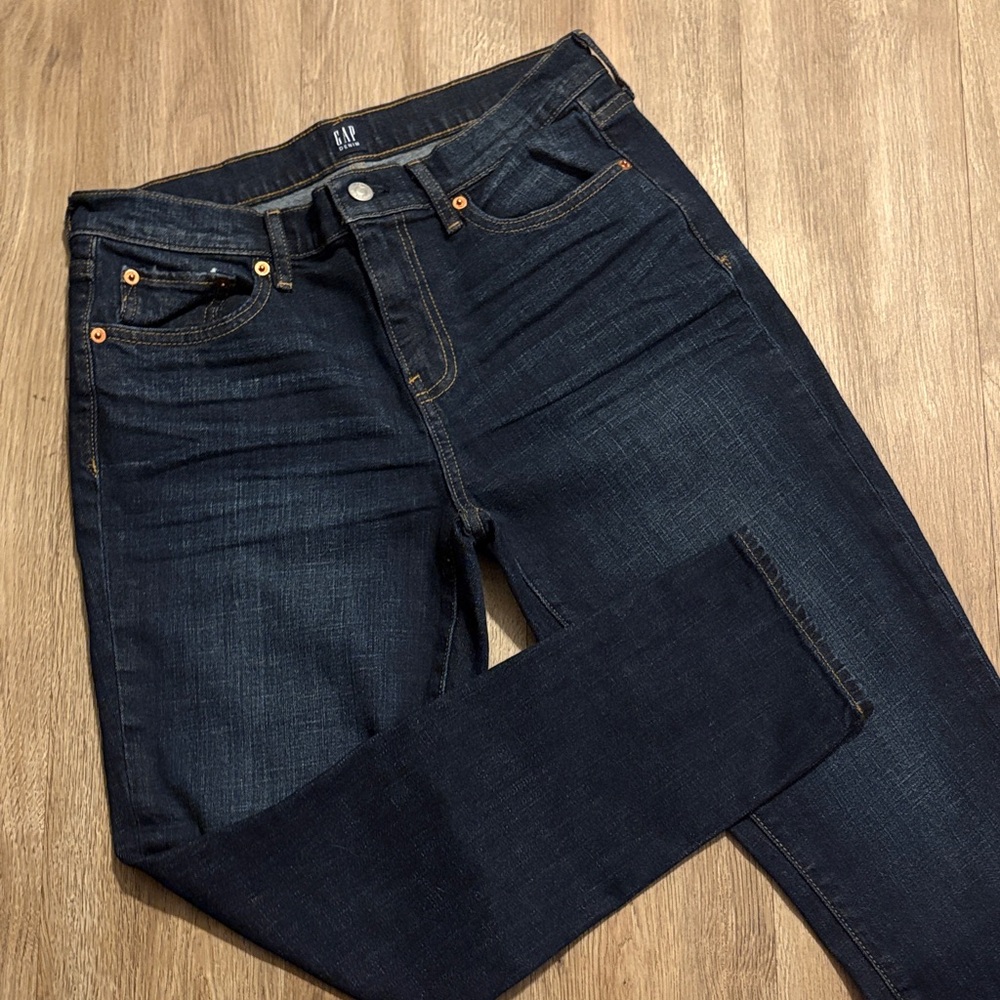 GAP Women's Deep Indigo Best Girlfriend Jeans